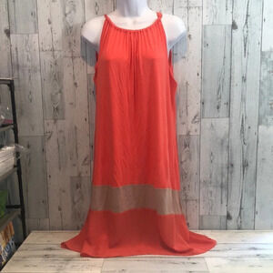 Loveappella Drawstring 2 Tone Dress NWT Large
